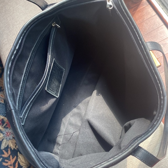 Coach Neoprene and Leather Laptop/Briefcase Shoulder Bag - Picture 10 of 11